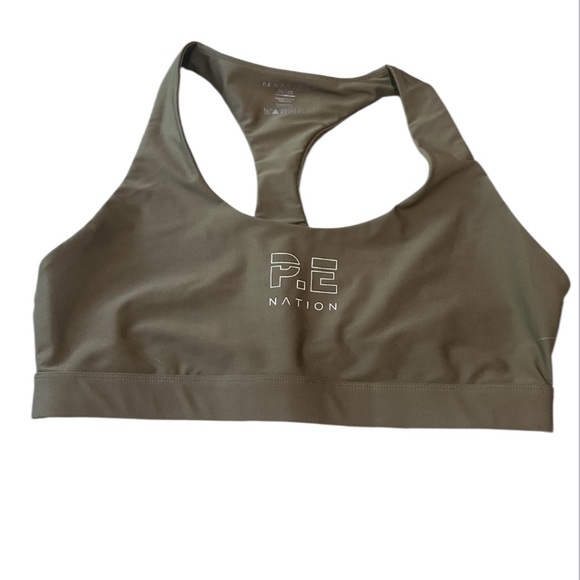 P.E Nation Sports Bra Size‎ 2XL Color Olive Green - Picture 1 of 12